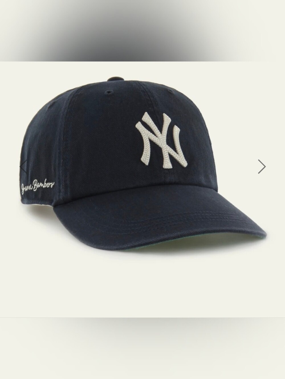 ’47 Brand Clean Up New York Yankees Side Stitch Hat OS Sample